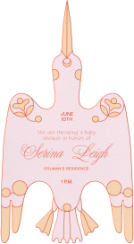 Birdsong - Baby Shower Invitation by Rubinski Works