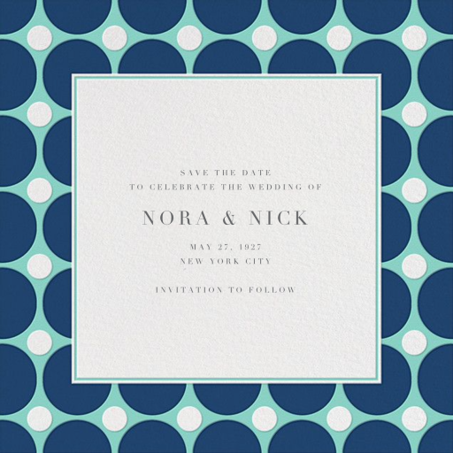 Polka - Save the Date by Jonathan Adler