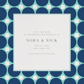 Polka - Save the Date by Jonathan Adler