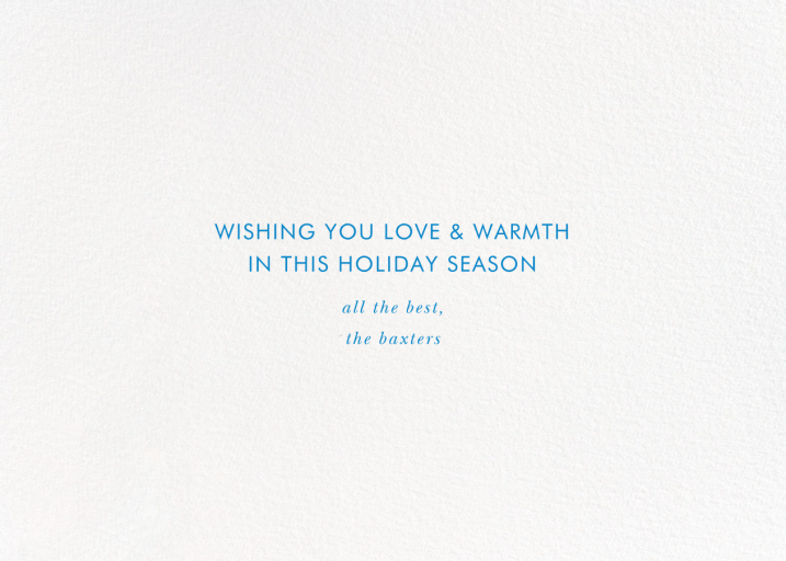 Baronial - Christmas Card by kate spade new york - Back