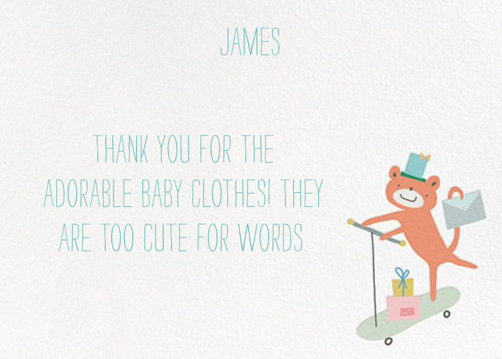 Monkie's New Wheels - Stationery by Little Cube