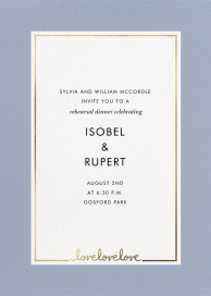 Thirds a Charm - Rehearsal Dinner Invitation by kate spade new york