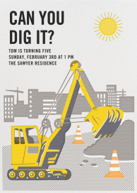 Can You Dig It? - Birthday Invitation by Hello!Lucky