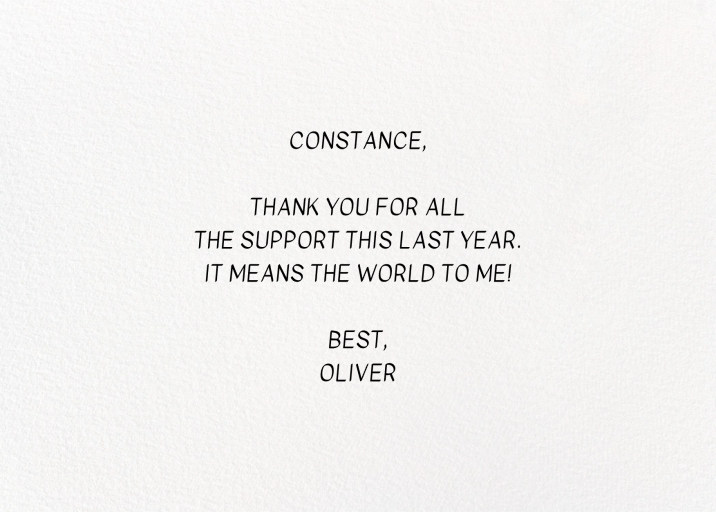 Butterfly Flight by Hartland Cards - Back