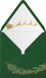 Forsythia Branch - Paperless Post Envelope