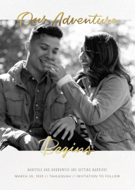 Our Adventure Begins by Paperless Post