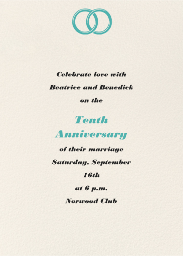 Cream - Anniversary Invitation by Paperless Post