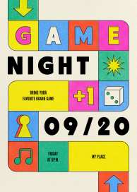 Board Games - Party Invitation by Paperless Post