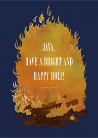 Bonfire - Holi Card by Paperless Post