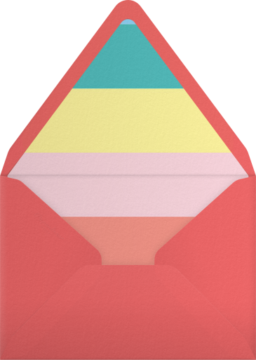Raindrop Rainbow - Paperless Post Envelope