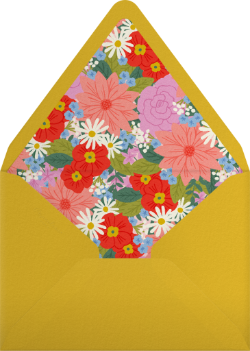 Shower Flowers - Paperless Post Envelope