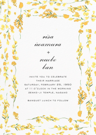 Splendid Floral - Wedding Invitation by Carolina Herrera