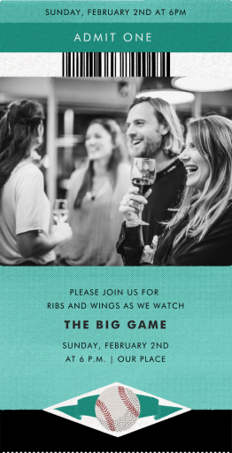 Courtside Seats by Paperless Post