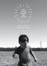 Heart Be Light (Photo) - Christmas Card by The Indigo Bunting