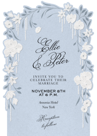 Enchanted Garden Frame - Wedding Invitation by Paperless Post