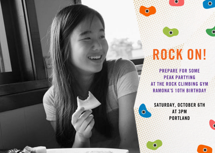 Rock Gym (Photo) by Paperless Post