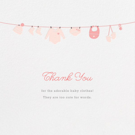 Onesie - Thank You Card by Paperless Post