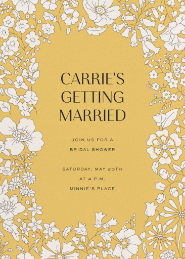 Garden Patch - Bridal Shower Invitation by Liberty