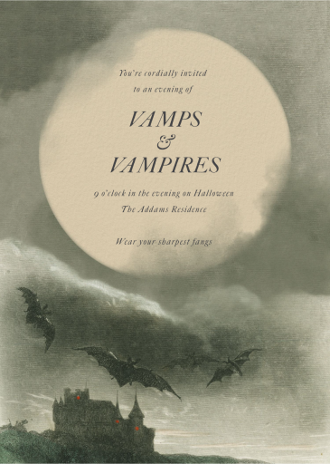 Night Creatures - Invitation by John Derian