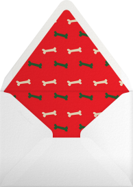 Holidays Are Ruff (Tall) - Paperless Post Envelope