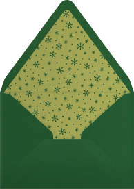 Holiday Doodles Party Invitation Envelope