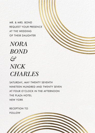 Sand Garden - Wedding Invitation by kate spade new york