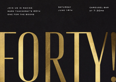 Living Large by Paperless Post