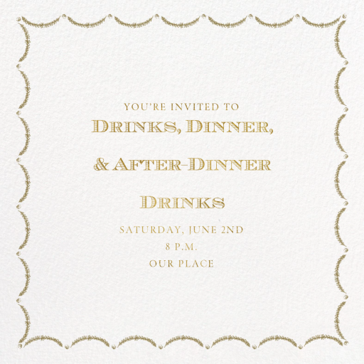 Garland - Cocktail Party Invitation by Paperless Post