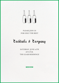 Bubbly for All - Happy Hour Invitation by Mr. Boddington's Studio