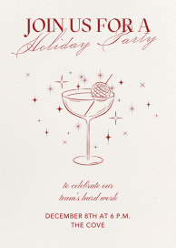 Evening Toast - Corporate Holiday Party Invitation by Paperless Post