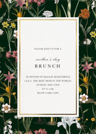 Ars Botanica - Mother's Day Invitation by Oscar de la Renta