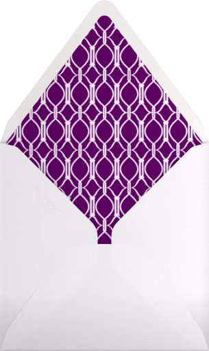 Rorschach Birthday Cake - Paperless Post Envelope
