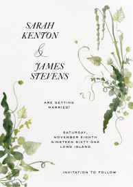 Wedding Flora - Save the Date by Paperless Post