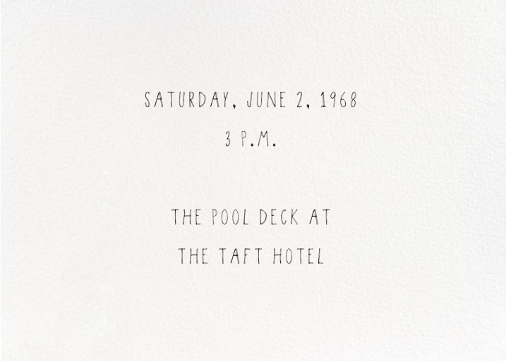 Double Hand Drawn Bordered - Birthday Invitation by Linda and Harriett - Back