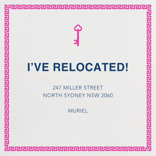 Golden Key - Moving Announcement by Jonathan Adler