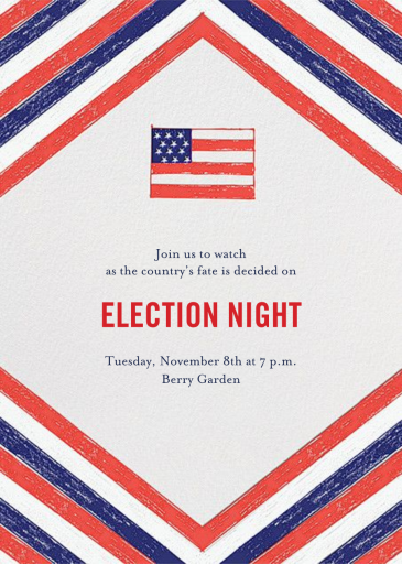 Paul Revere's Handkerchief - Election Invitation by Mr. Boddington's Studio