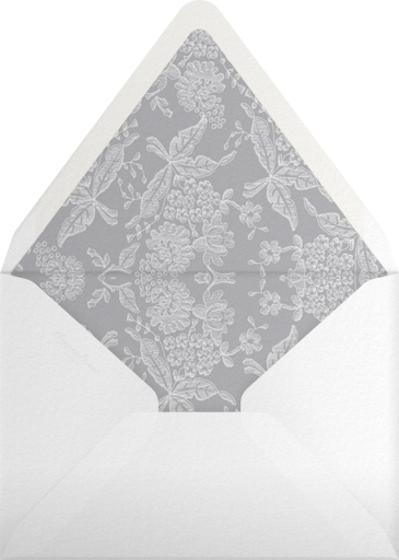 Hydrangea Lace I Thank You - Oscar de la Renta Envelope