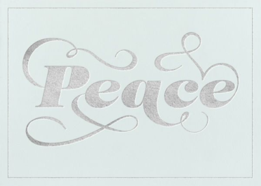 Peace on Earth - Business Holiday Card by Paperless Post