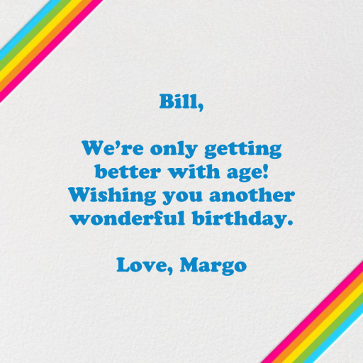 Getting Old is Rad - Birthday Card by Paperless Post - Back