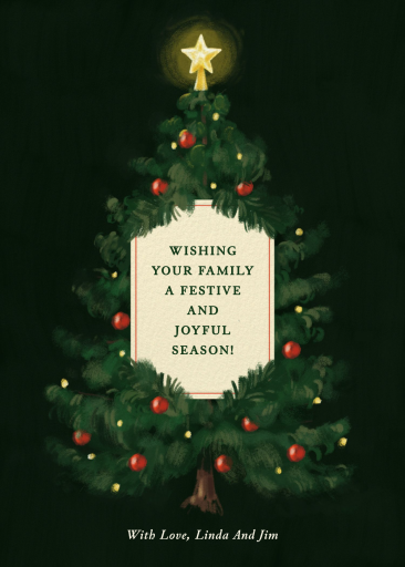 Evergreen - Christmas Card by Paperless Post