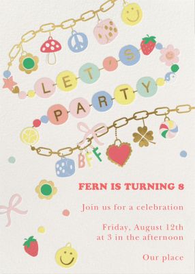 open lace back dress Customizable Painting Party Invitation | Dress For A Mess Art Themed Birthday  Party Invite main image 1