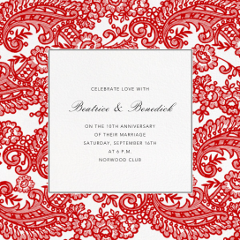 Filigree Lace (Square) by Oscar de la Renta