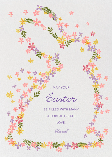 Field Rabbit - Easter Card by Paperless Post