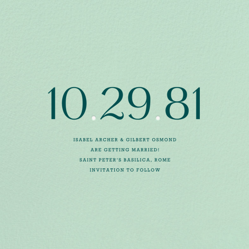 Mint - Invitation by Paperless Post