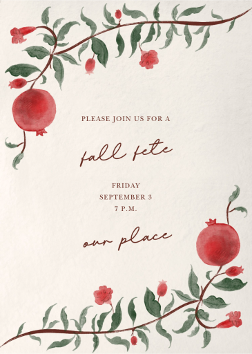 Rimon - Fall Party Invitation by Paperless Post