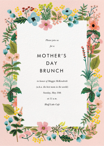 Spring Gathering - Mother's Day Invitation by Rifle Paper Co.