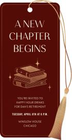 Bookmarked - Retirement Party Invitation by Paperless Post