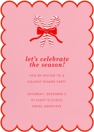 Candy Cane Cheer - Holiday Party Invitation by Hello!Lucky