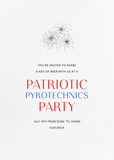 Ivory Plain - 4th of July Invitation by Paperless Post