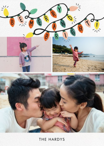 Glow Strings Attached (Photo) - Holiday Card by Rifle Paper Co.